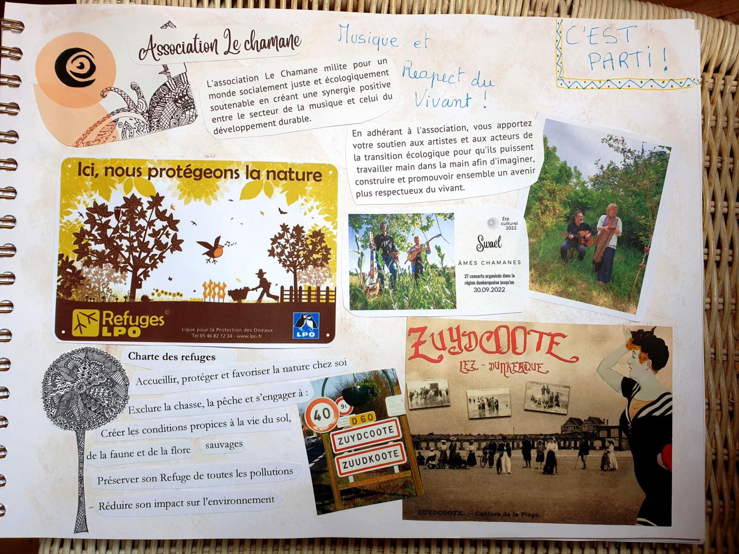 Notre camp de base ; Le Jardin&#34; les Peupliers&#34; 2